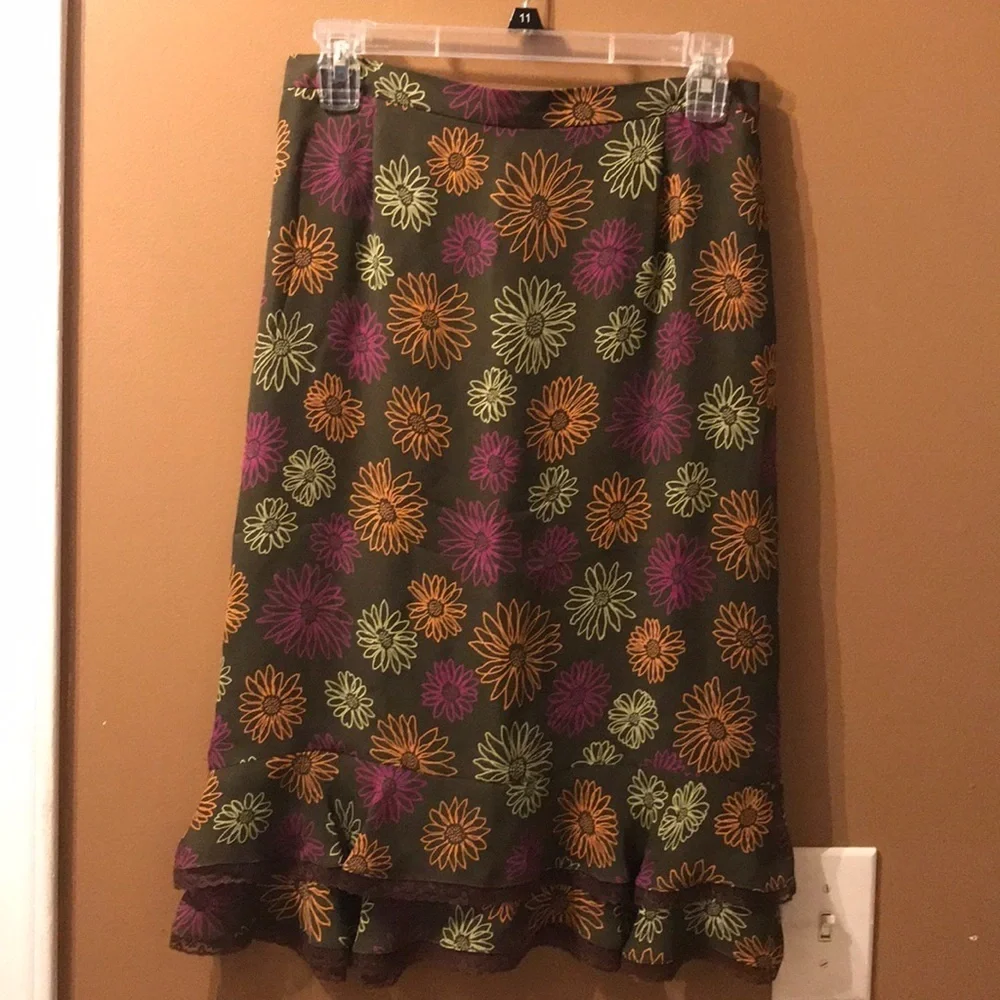 Juliana Collezione silk skirt set